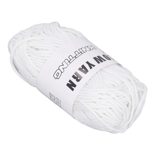 164 fod selvlysende tykt garn DIY polyestervæv glødende strikkegarn til tæppe sweater hat Farve 1