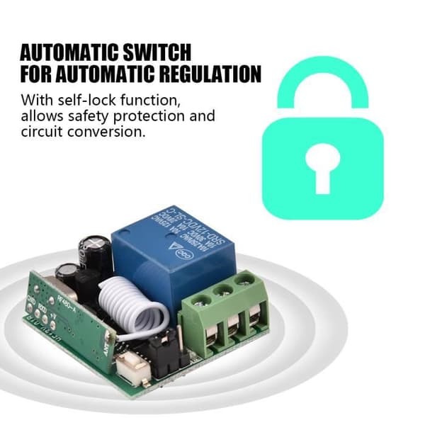 DC 12V Wireless Remote Control Relay Receiver Transmitter Universal Remote Control Switching and Transmitting Module[DB]