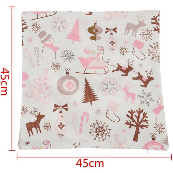 Soffbädd Hem Café Dekor Kuddfodral Melange Osynlig Dragkedja Stängning 45cmx45cm