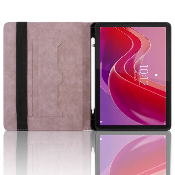 Etui til Lenovo Tab M11 11 2024 TB330FU ternet lyserød