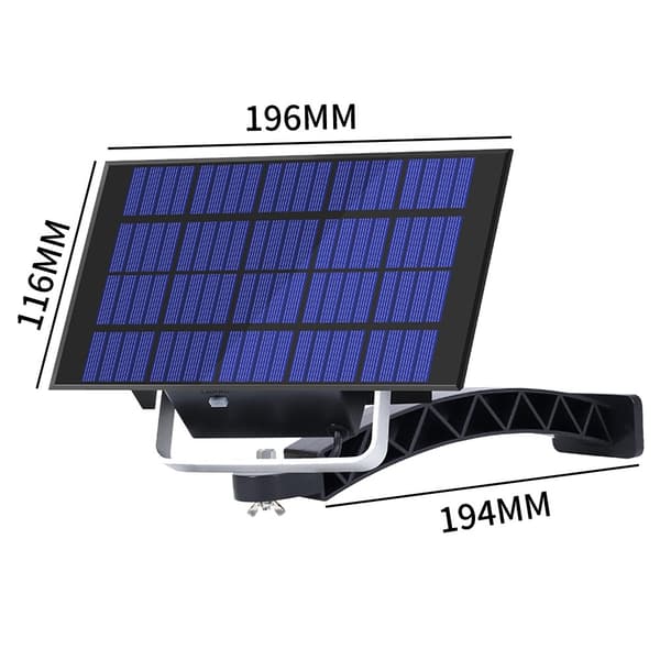 A2 35 LED Solar Powered Hanging Lamp Single Light Waterproof Remote Control Outdoor Use Svart black