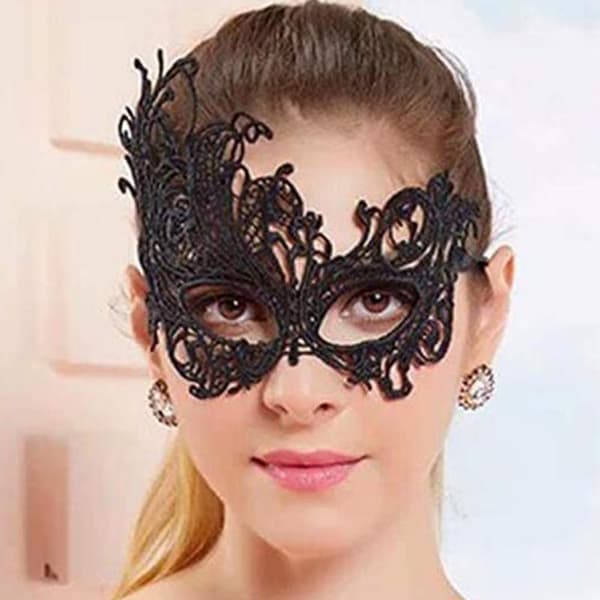 Luksuriøs blonde maske til kvinder