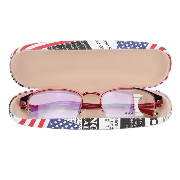Metal Frame Blue Light Blocking Glasses Unisex Men Women Elderly Glasses +350