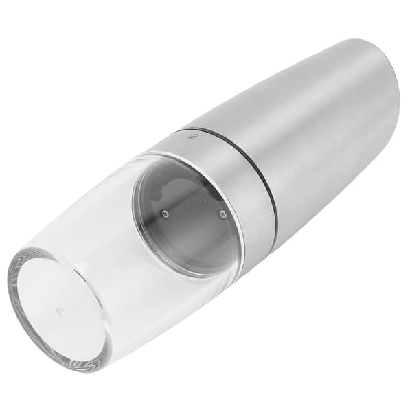 Electric Grinder Stainless Steel Coarse and Fine Adjustable Gravity Induction Battery Powered Pepper Grinder