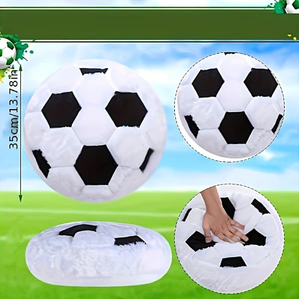 Fodboldkastpude Blød Polyester Maskinvaskbar Sofasengsindretning Gave til Børn og Sportsfans Blandet Farve 1 stk 1pc