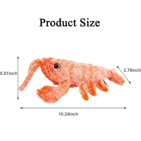 Floppy Lobster Hundleksaker Elektriska plysch Hundleksaker Hundtuggleksaker