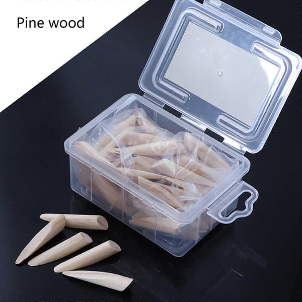 Micro-Pocket Jig Plugs 50 Pieces Solid Wood Hole Plug Jig Woodworking Tool