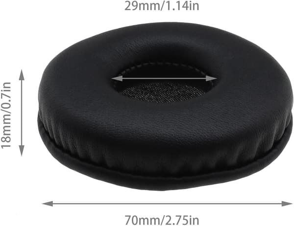 1 par øreputer erstatning kompatibel med WH-XB700 75mm