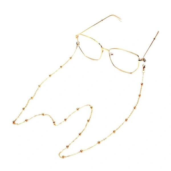 Clip Perle Kæde Brille Halskæde ROSAGULD ROSAGULD