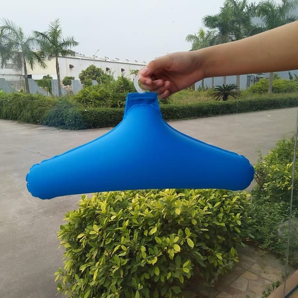 Inflatable Clothes Hangers | Sturdy PVC Travel Hangers Foldable for Suitcase - Foldable Space-Saving Clothes Hanger with Metal Hook