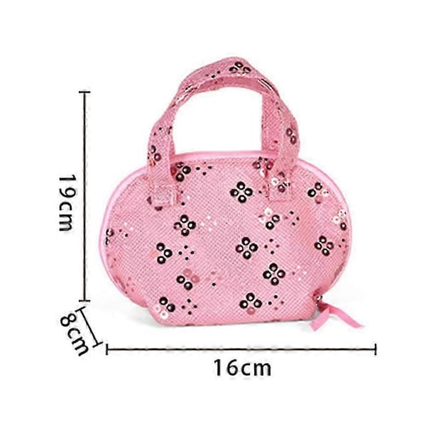 Simulation Makeup Beauty Kit Model Girls Cosmetic Suitcase Pretend Play Toy with
