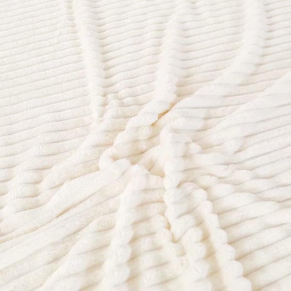 Blødt tæppe, 150 x 200 cm, hvidt fleecetæppe til sofa, blødt og varmt, børnetæppe, mikrofiber, fluffy sofatæppe, sofatæppe 150*200cm 150*200cm 150*200cm
