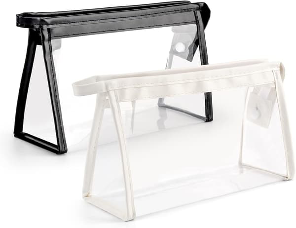 Transparent penalhus til eksamen, klar PVC makeuptaske Pe
