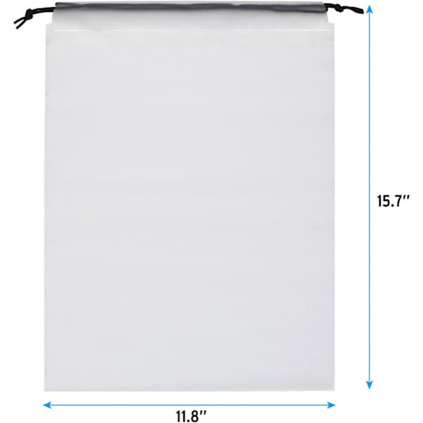 Practical Transparent Shoe Bags for Travel, Large Clear Shoe Storage Bags and Drawstring Storage Pouches, 20 Pieces Per Pack.