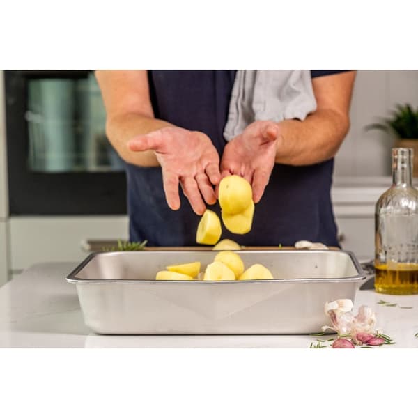 MasterClass Genanvendt Aluminium Bageform med Hældetud - 40x29 cm 0.63