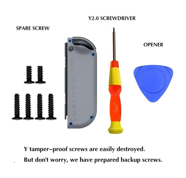 Replacement Parts - Repair Kit Compatible with Nintendo Switch/Lite 19 Pieces