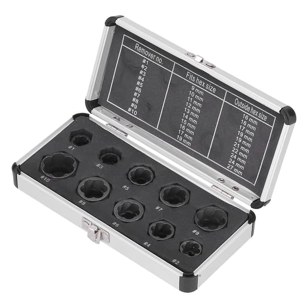 ExtractPro Tool Set for Removing Rusty, Damaged, and Stripped Nuts and Bolts