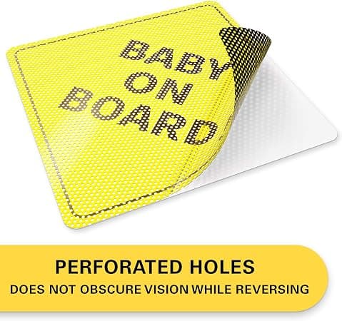 Baby On Board -autotarra - Ideal Stickers - 1 kpl, 5\" x 5\"