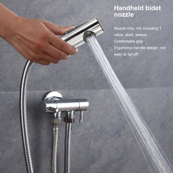 ABS Bidet Spray Head Replacement, Compatible with Portable Pressure Bidet, Hygienic Spray Nozzle