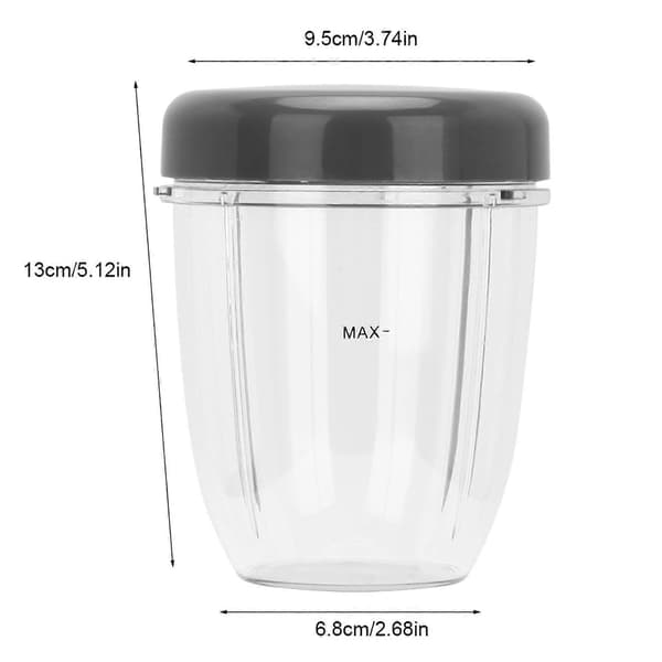 Replacement Parts for NutriBullet 900W Blender - Cup and Lid (18OZ)