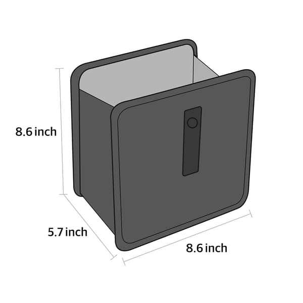 Foldable Hanging Car Trash Can, Car Trash Bag, Car Trash Bin, ZQKLA