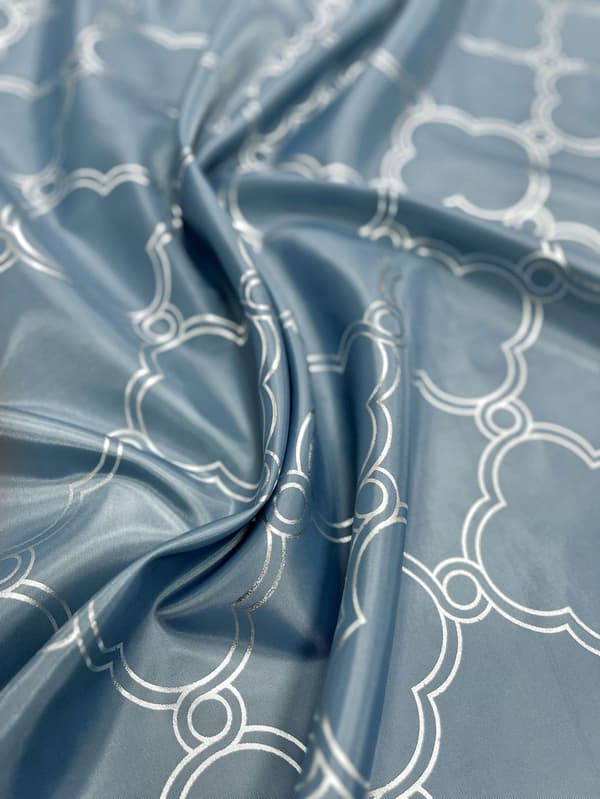 Dusjforheng i stoff, 80*180CM, moderne geometrisk inspirert design gir et stilig utseende til ethvert bad