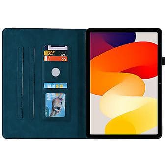 Läderfodral för surfplatta för Xiaomi Redmi Pad SE 11 tum (Blå)