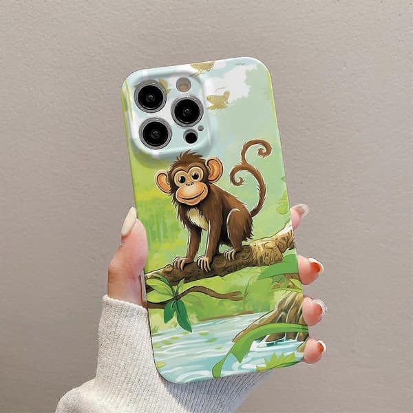 For iPhone 15 Pro Max Mønsterdesign PC Telefondeksel Engros Telefon Bakside Skall