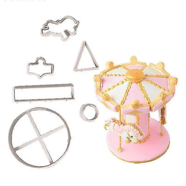Carousel Cake Mold Fondant Cake Decorating Tool Biscuit Mold