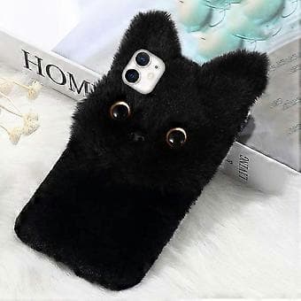 Mjukt Härligt Katt Telefonfodral Chic Telefon Skyddsfodral Kompatibelt för iPhone 11