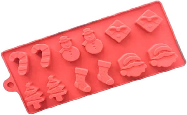 Jul Silikon Isbitbrett, Sjokoladekake Godteri Gelé Isbitbrett Form, DIY Jul