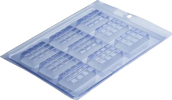Pralinform Dubai Kunafa - Sjokoladeform - Porto Formas 129 Transparent transparent