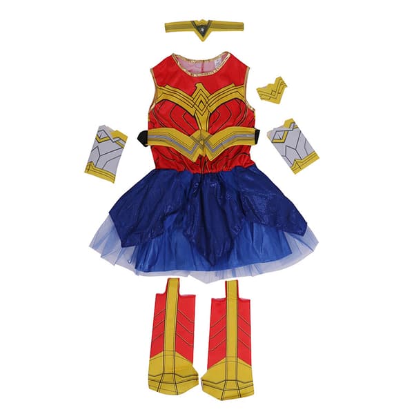 Wonder Woman original DC Comics jentekostyme (Størrelse 5-7 år)