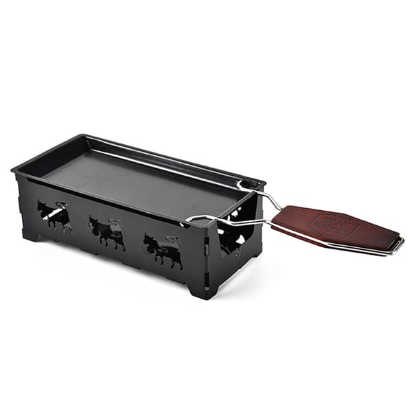 Bærbart raclette-sæt / mini raclette med fyrfadslys / raclette