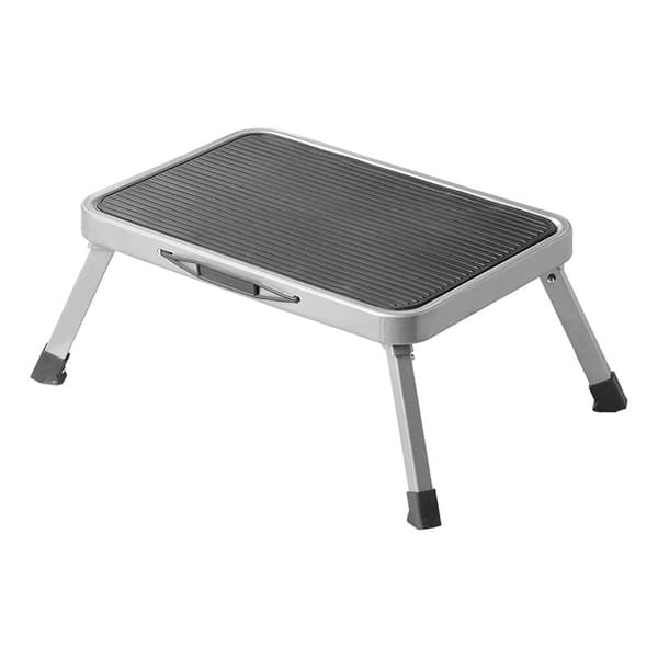 Single-step foldable for caravan/motorhome