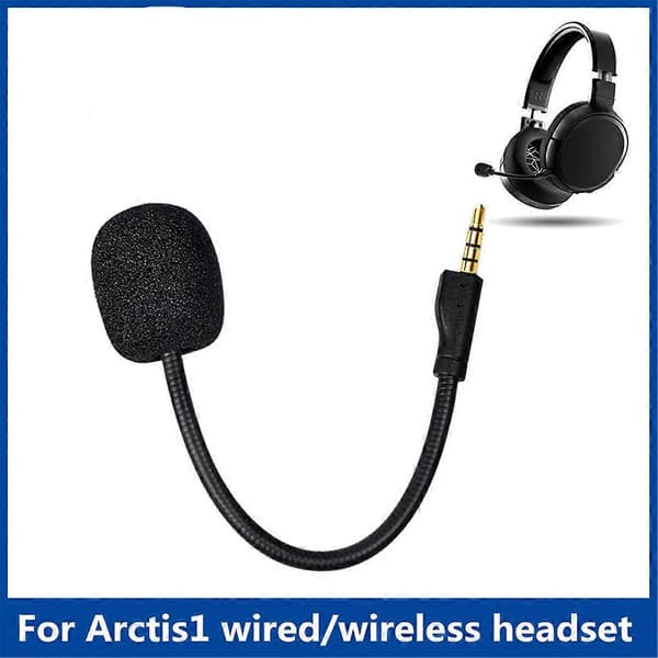 Erstatningsmikrofon avtakbar mikrofonbom for ~Steelseries Arctis 1 1.0 One kablet trådløst hodetelefon gaming headset