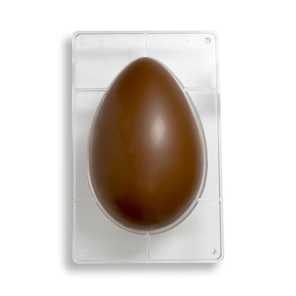 Sjokoladeform Pralinform Stort Egg 250g Påskeegg - Decora Transparent transparent