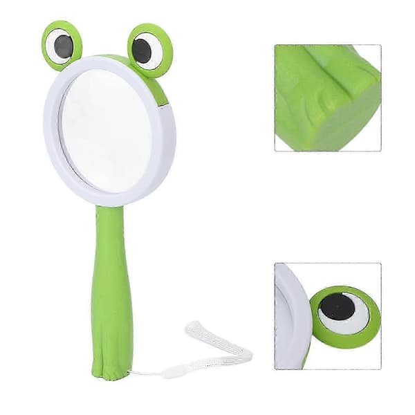 Handheld Magnifier Professional Magnifying Glass for Elderly Reading Kids Science Experiment Toys
