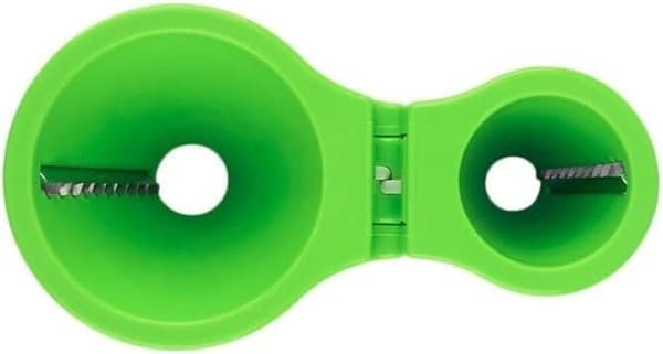 Multifunksjonell skreller, spiralformet dobbelthodekutter, slipehøvel, rivjern, kjøkkentilbehør, skreller ABS+rustfritt stål