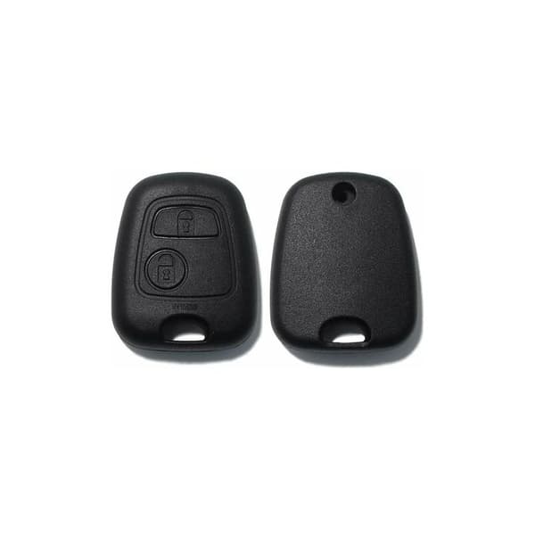 Erstatningsnøkkel med skruer fjernkontroll 2 knapper for Citroen C1 C2 C3 C4 C5