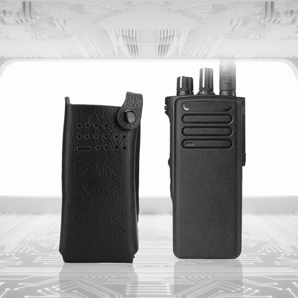 Motorola GP328D Walkie Talkie Hard Case with Belt Clip and Shoulder Strap