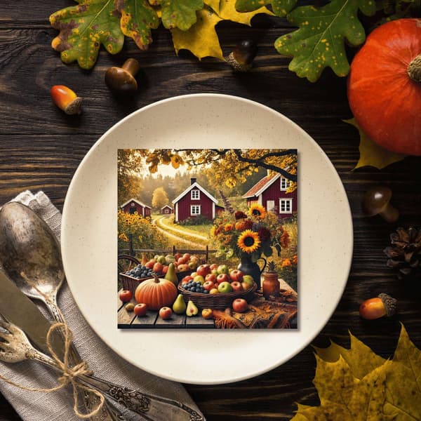 Harvest Table Napkins 20-pack multifärg multicolor