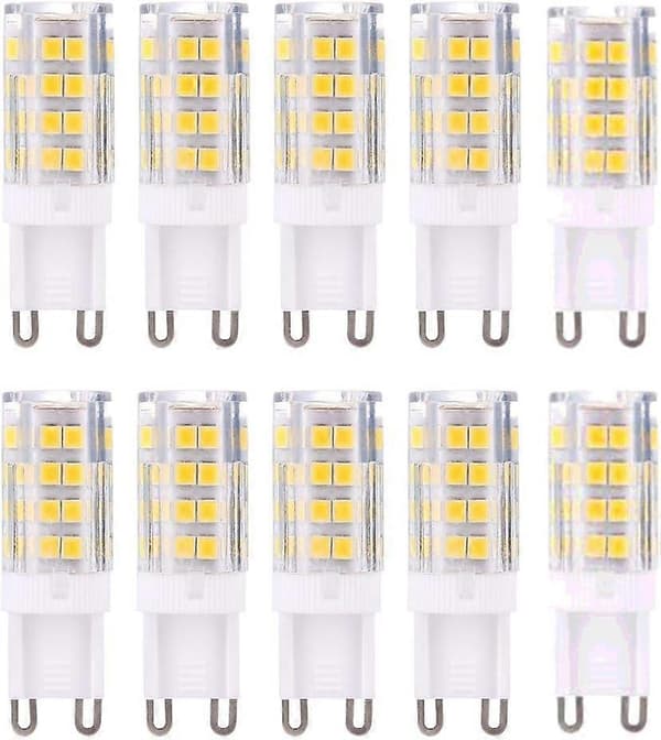 G9 LED-pærer, varm hvid 3000K 5W G9 LED, 10-pak [DB]
