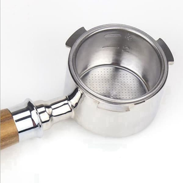 4 stk. 51 mm kaffefilterudskiftningsfilterkurv til kaffefilterholderbund til kaffemaskinedel
