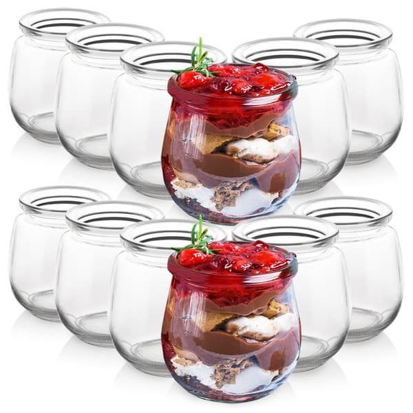 Purkki jogurtille ja jälkiruoille 130 ml, 12 kpl