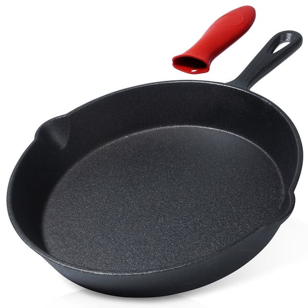 Valurautapannu 25 cm kahvan silikonisuojalla 720