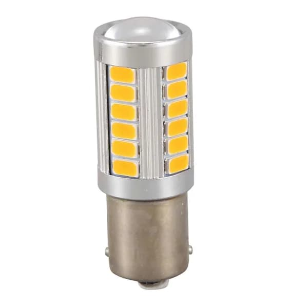 4 stk 1156PY BAU15S PY21W Led 33SMD Bil Bageste Blinklys Bremse Baklys Signallampe G[co]