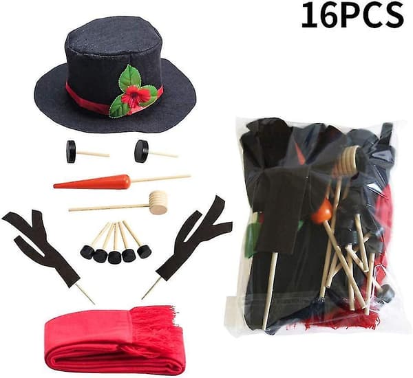 Christmas Snowman Decoration Kit Snowman Making Kit Winter Party