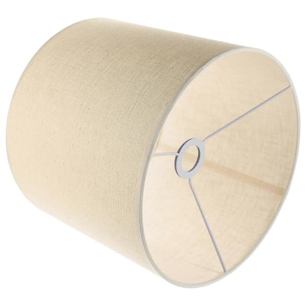 Fabric Lampshade Universal Fabric Lampshade Compatible with Table Lamp Decorative Effect Beige 30X25.5CM 1Set Beige Beige