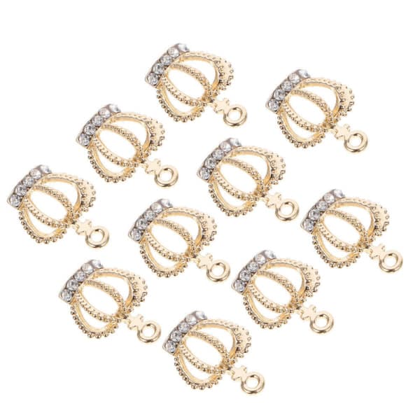30 stk. miniaturekroner charms tilbehør koreansk version